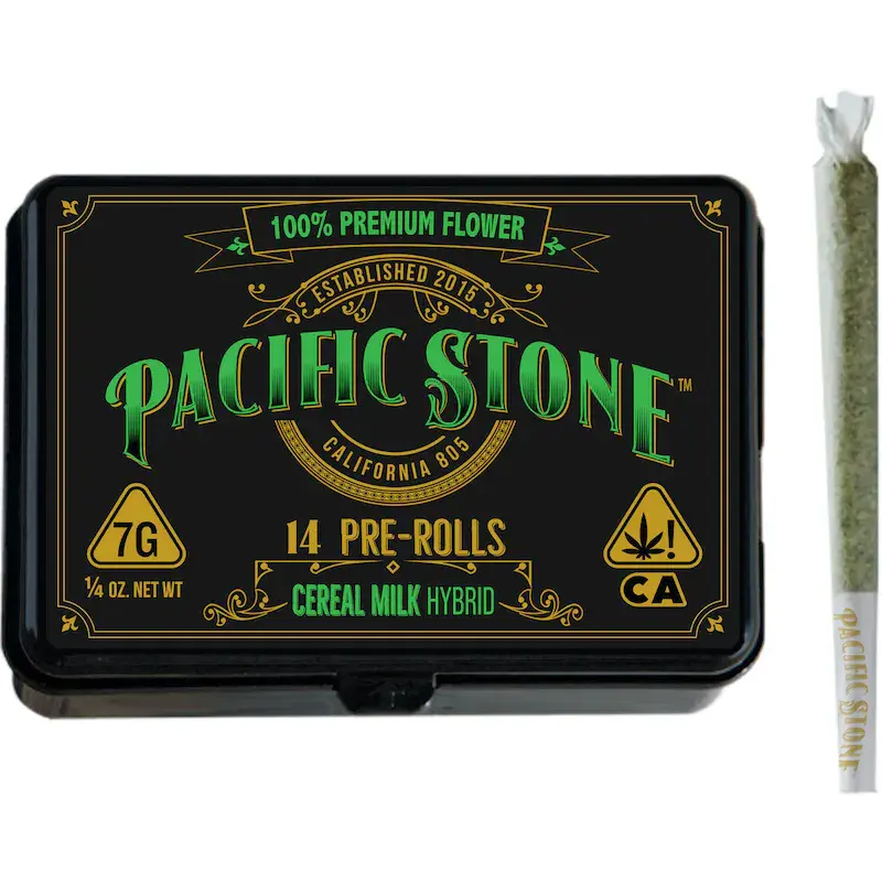 PACIFIC STONE | Cereal Milk – 14 Hybrid Pre Rolls – Pack