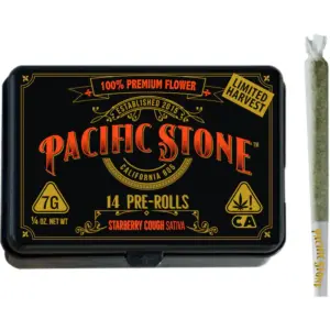 PACIFIC STONE | StarBerry Cough – 14 Sativa Pre Rolls – Pack