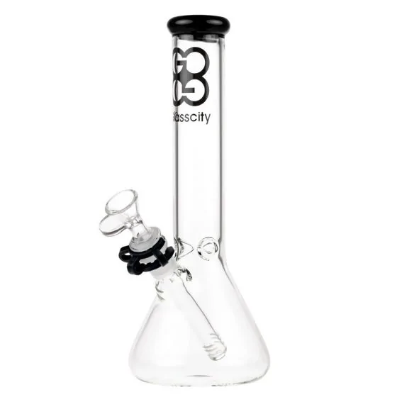 Glasscity Beaker Ice Bong | 10 inch | Greyish