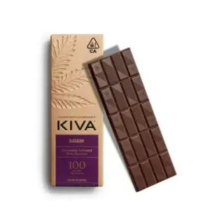 KIVA Blackberry Dark Chocolate Bar (H)